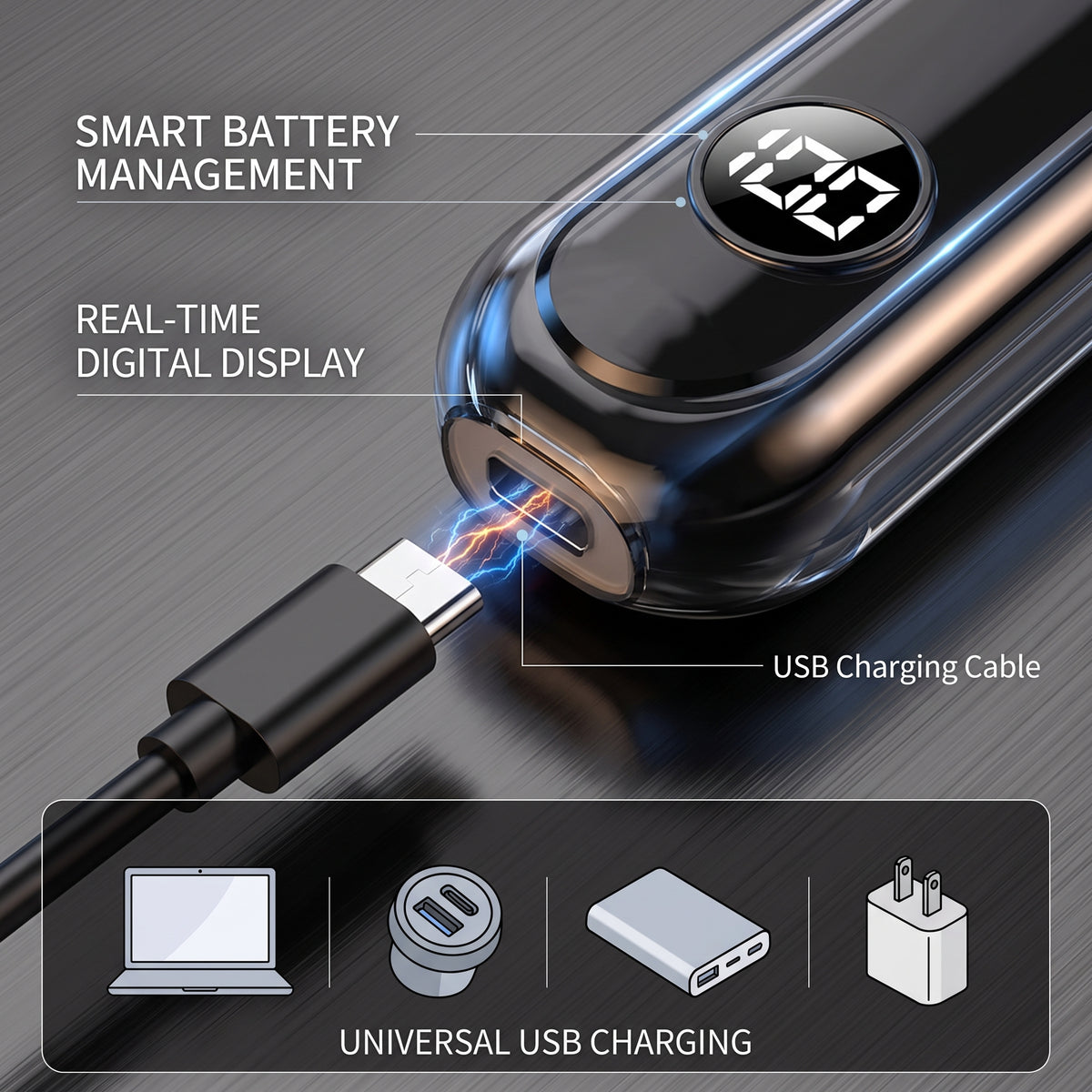 👃Smart Electric Nose Hair Trimmer | Painless Trimming & Waterproof Design | Ideal Personal Care Gift✨