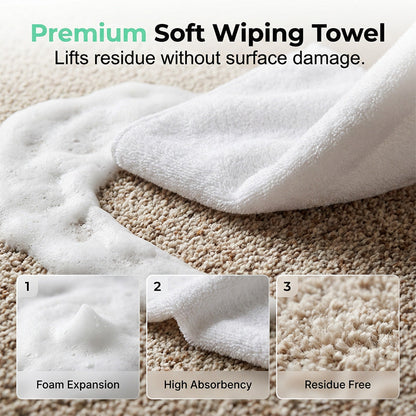 🔥Limited Time Promotion 50% OFF🔥Magic Carpet Foam Renovator: Instant Waterless Stain Eraser (With Towel)