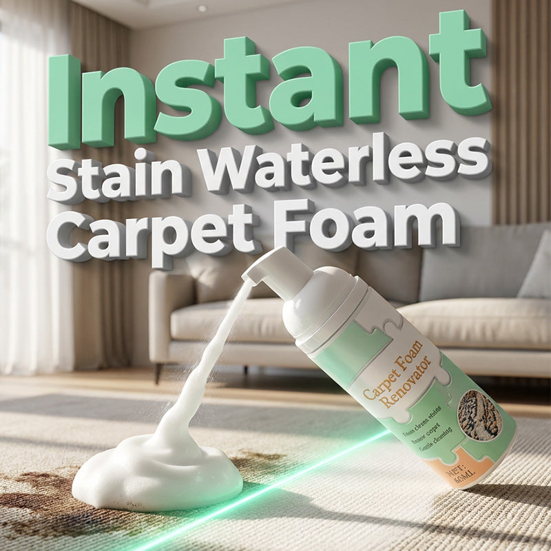 🔥Limited Time Promotion 50% OFF🔥Magic Carpet Foam Renovator: Instant Waterless Stain Eraser (With Towel)